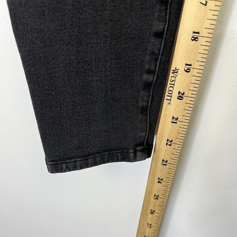 Frame Le High Skinny Jeans Womens Size 33 Short Crop Black Gray - Picture 6 of 9